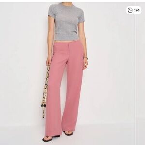 Reformation Vida Low Rise Pant in Dusty Rose 🎀